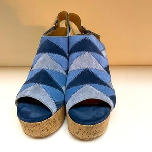 Marc Fisher Suede Wedge Heel - Size 9